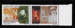 Uruguay 2000 Opera Music Composers Sc 1872 MNH A799