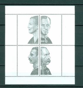 Denmark. Black Print 2001 Souvenir Sheet. Mnh. Hafnia  . Engraver: M. Morck