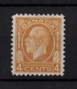 Canada KGV 1932 4c yellow brown mint LHM SG322 WS36568