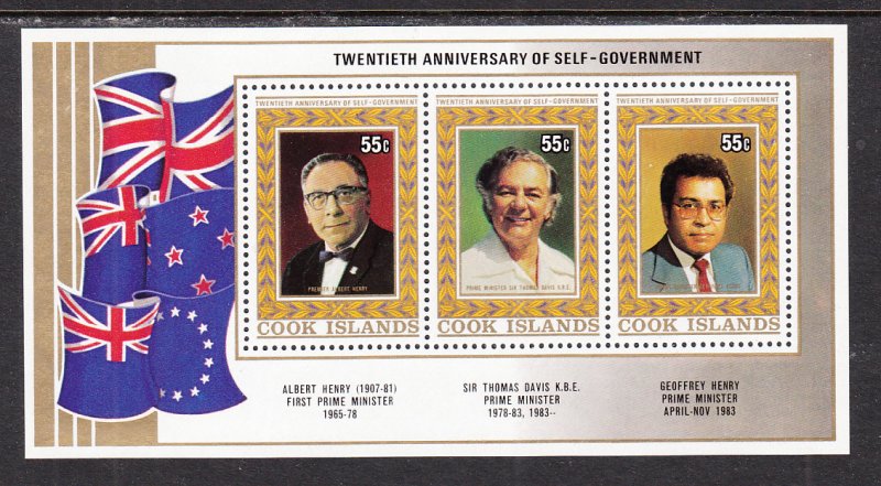 Cook Islands 879 Souvenir Sheet MNH VF