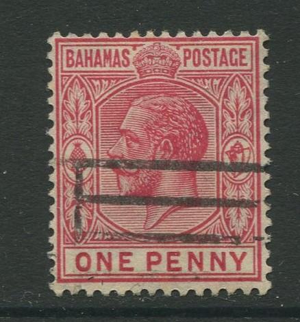 Bahamas - Scott 72 - KGV Definitive - 1921 - Used - Single 1p Stamp