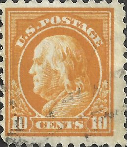 # 433 Used Orange Yellow Ben Franklin