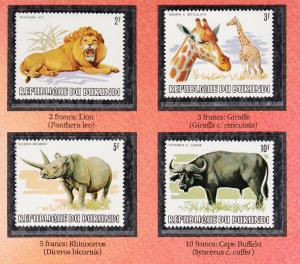 Burundi - 1983 Fauna Wild Animals Sc# 589/600 - MNH  (T14)