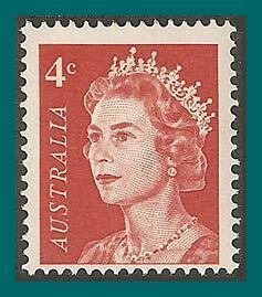 Australia 1966 Queen Elizabeth II, 4c MNH #397,SG385