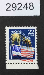 US STAMPS  #2276 VAR. MINT OG NH MAJOR FLAG COLOR SHIFT LOT #29248