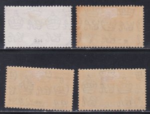 Newfoundland # 226-229, Silver Jubilee, Unused, 1/4 Cat.