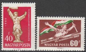 Hungary #1324-5 MNH VF  (V1987)