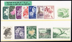 Norfolk Island Stamps # 29-41 MLH VF Scott Value $61.00