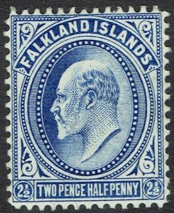 FALKLAND ISLANDS 1904 KEVII 2/12D