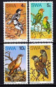 South West Africa 1974 Birds Complete Mint MNH Set SC 363-366 CV $37.25