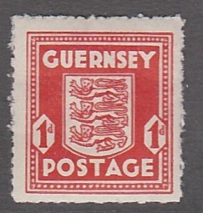 Guernsey - German Occupation # N-2, Mint Hinged,  1/3 Cat.