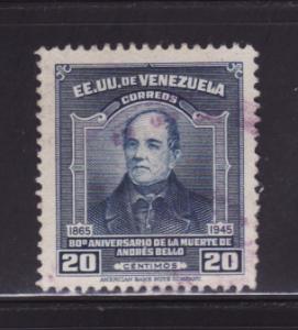 Venezuela 392 U Andres Bello, Educator and Writer