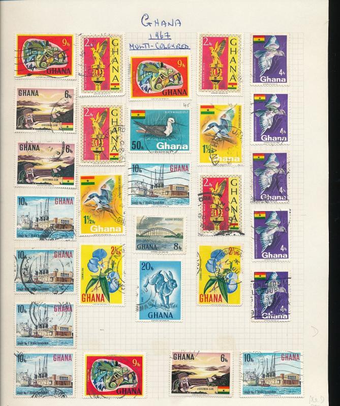 South Africa Ghana 1950s/60s Wildlife Flowers Soccer M&U 130+ AU9368