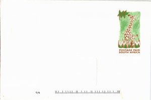 South Africa, Worldwide Postal Stationary, Animals