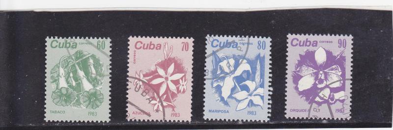 Cuba  Scott#  2659-62  CTO