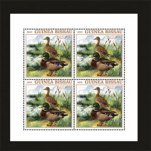 Stamps. Fauna. Birds. Duck  2023 6 sheets perf Full Set Guinea Bissau NEW