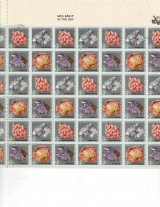 Minerals 10c US Postage Sheet #1538-41 VF MNH