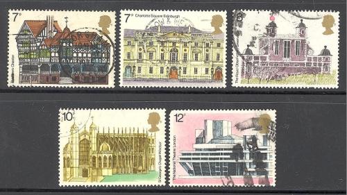 Great Britain 740-744 used SCV $ 1.65 (RS)