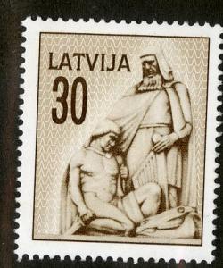 LATVIA 319 MNH BIN $0.40 STATUE