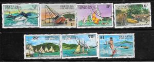 Grenada Grenadines #153-159 Activities -Set- (CTO) CV$1.75