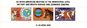 Netherlands Antilles 1979 12th Foot & Mouth Mtg., Miniature Sheet [Mint]