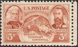 # 964 MINT NEVER HINGED OREGON TERRITORY