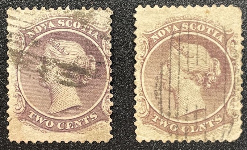 Nova Scotia (Canada) #9,9a??? Used (c1860-1863) Queen Victoria (SCV ~ $25)