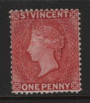 ST. VINCENT, 43, HINGED, 1883-97, QUEEN VICTORIA