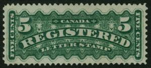 Canada # F2d Mint XF-Superb perf 12X11.5 VLH once Cat 2,000+