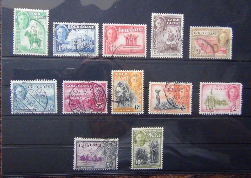 Gold Coast 1948 set 10s Used 