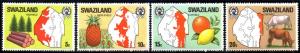 Swaziland - 1977 Regions Set MNH** SG 280-283