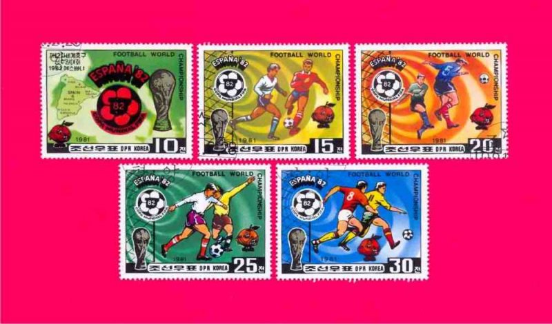 KOREA DPR 1981 Sport Football Soccer FIFA World Cup Spain Espana'1982 Sc2027-31