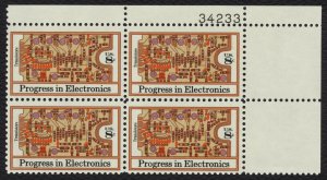 #1501 8c Transistors, Plate Block [34233 UR] Mint **ANY 5=FREE SHIPPING**