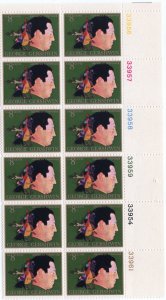 Scott #1484-1487 American Arts Issue Plate Blocks of 12 Stamps Each - MNH