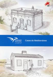 Portugal 2018 CTO Mediterranean Houses EUROMED 2v Spc Folder Architecture Stamps