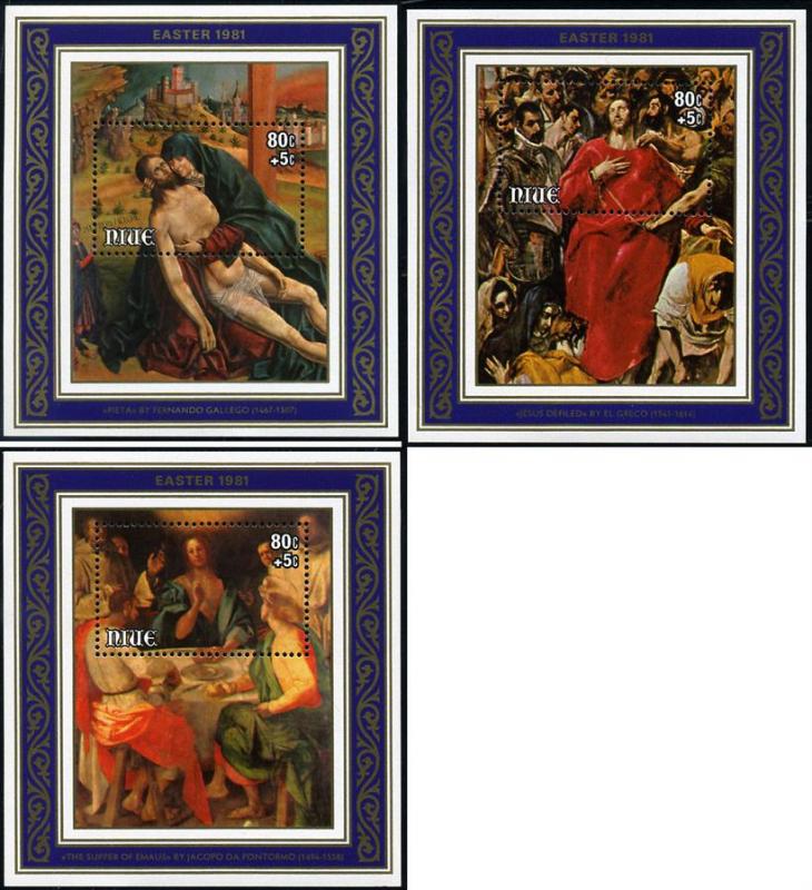 1981 Niue Scott # B47-B50 Easter MNH