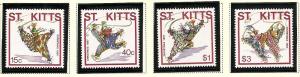 St Kitts 1987 Christmas set MNH S.C. 215-218