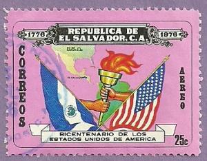 El Salvador Used Stamp Scott C383 #2