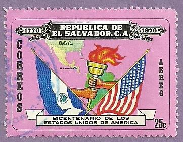 El Salvador Used Stamp Scott C383 #2