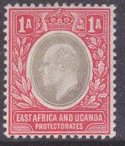 East Africa & Uganda sc#18 1904 1a KE7 MLH