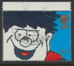 Great Britain SG 1484  Used   - Smiles Greeting  Booklet stamp