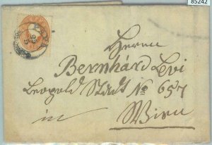 85242 - Austria HUNGARY - POSTAL HISTORY - COVER from Pápa, in YIDDISH 1862