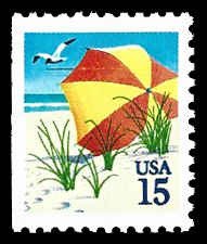 PCBstamps      US #2443 Bk Sgl 15c Umbrella, MNH, (9)