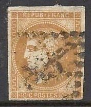 France #1 First Stamp Nice Margins CV $210