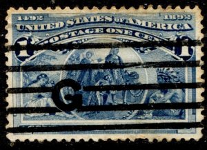 US Stamps #230 USED COLOMBIAN ISSUE