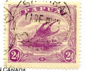 Papua, Scott #52, Used