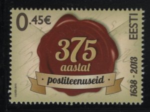 Estonia 2013 MNH Sc 741 45c 375thn ann Regular Postal Services in Estonia