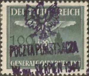 Poland Fischer Warsaw Uprising Official 3 Unused lightly hinged.