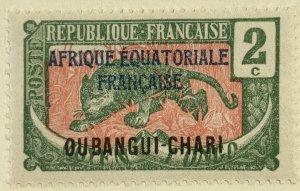 AlexStamps UBANGI #42 VF Mint 