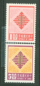 China (Empire/Republic of China) #2028-9 Mint (NH) Single (Complete Set)